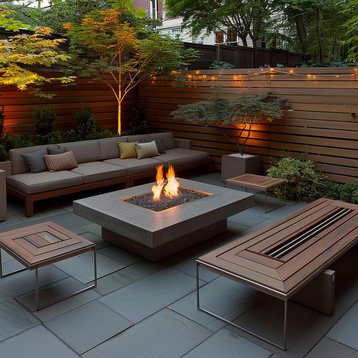 A Family Friendly Brownstone Garden