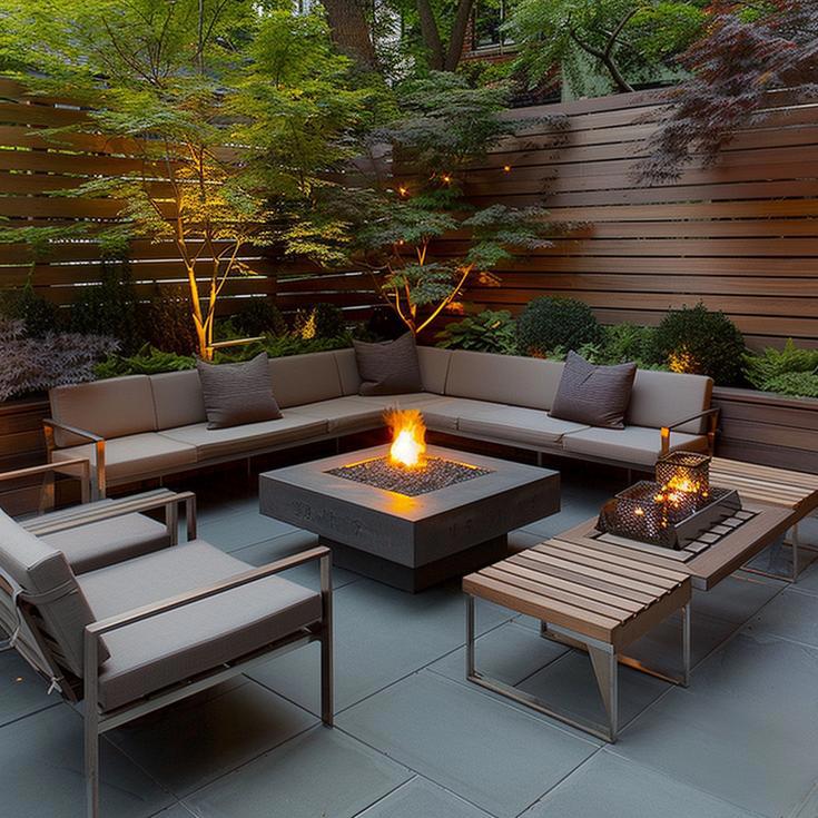 A Family Friendly Brownstone Garden
