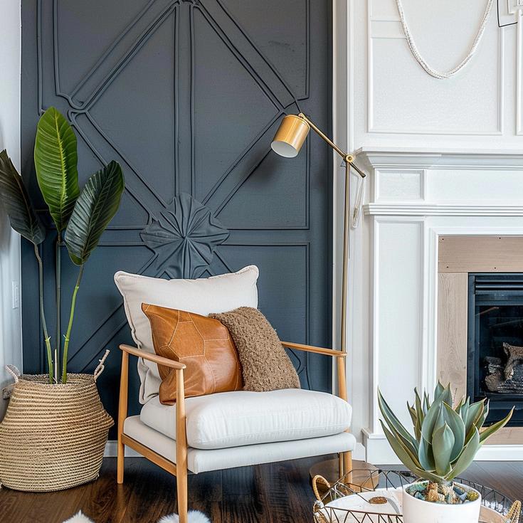 Beach Style Living Room
