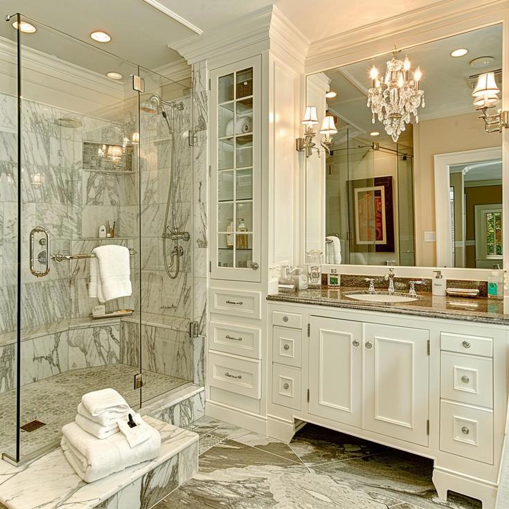 Calacatta Manhattan Marble Bathroom