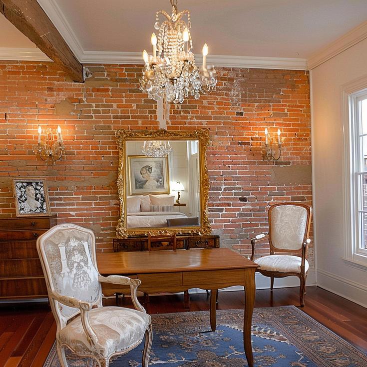 Chagrin Falls Vernacular Brick Farmhouse