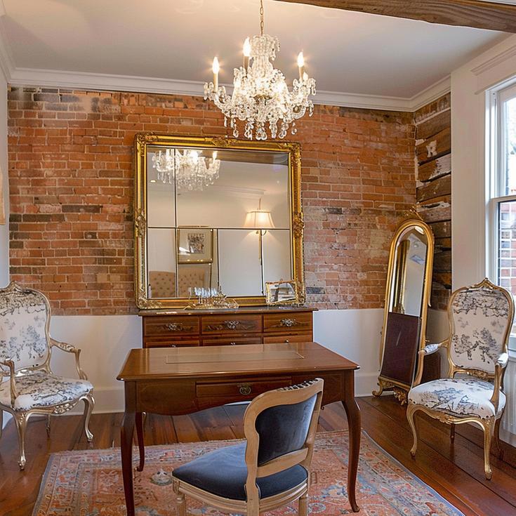 Chagrin Falls Vernacular Brick Farmhouse
