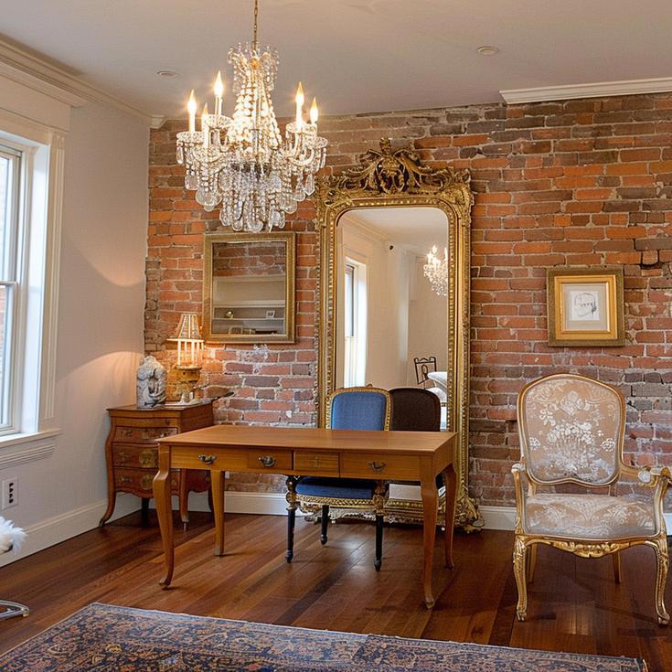Chagrin Falls Vernacular Brick Farmhouse
