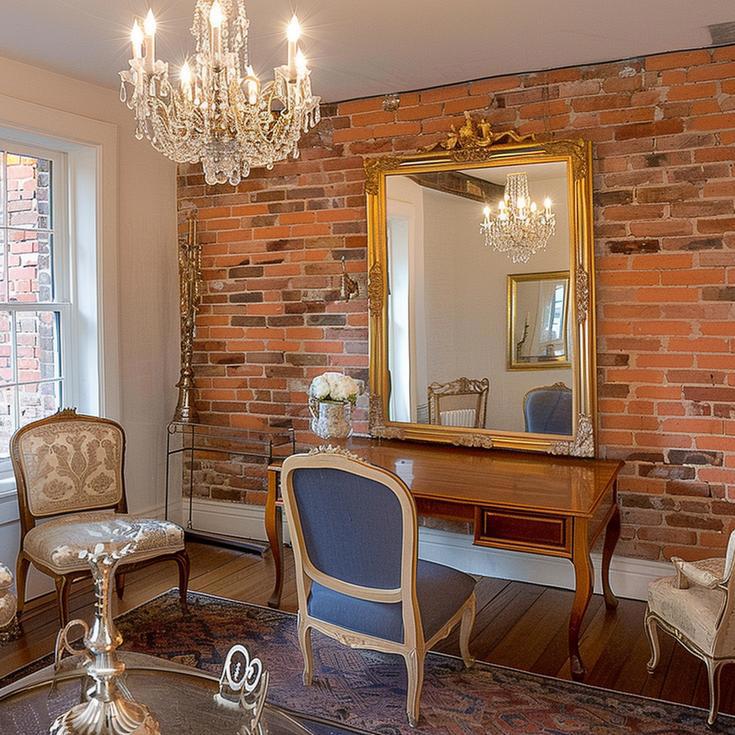 Chagrin Falls Vernacular Brick Farmhouse