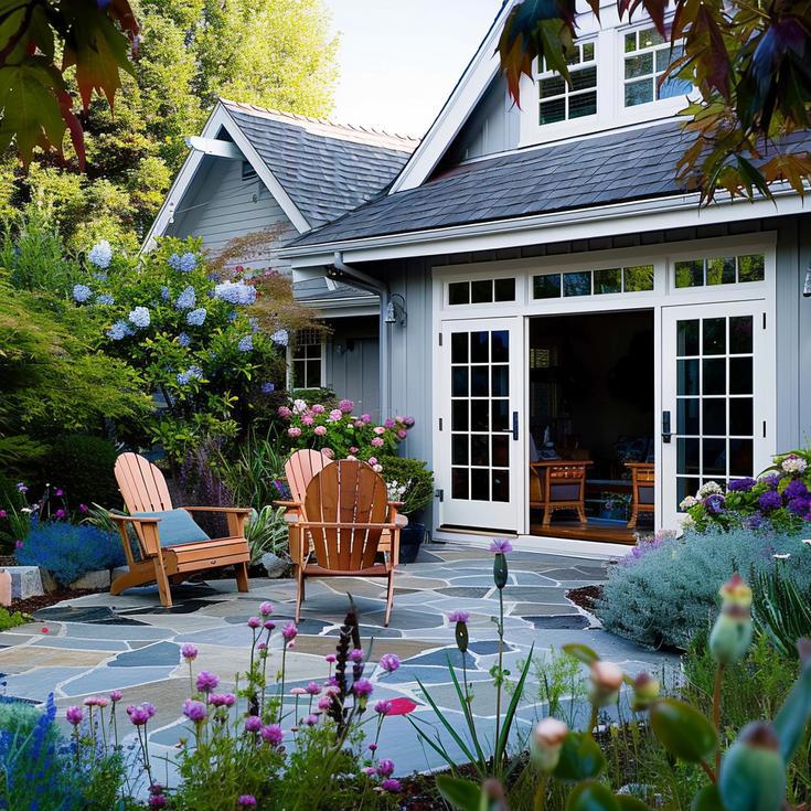 Charming Cottage Courtyard
