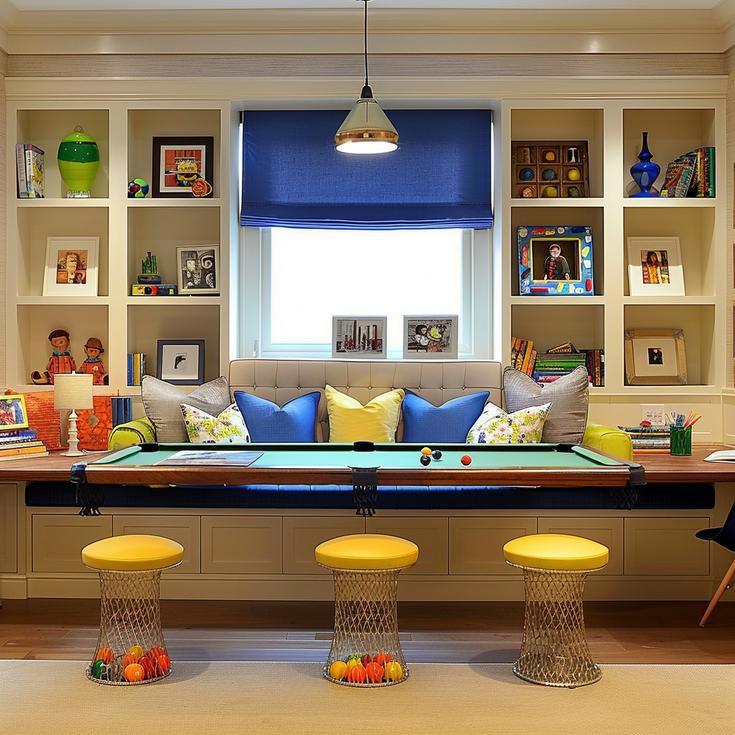 Classic Contemporary Kids Study Space