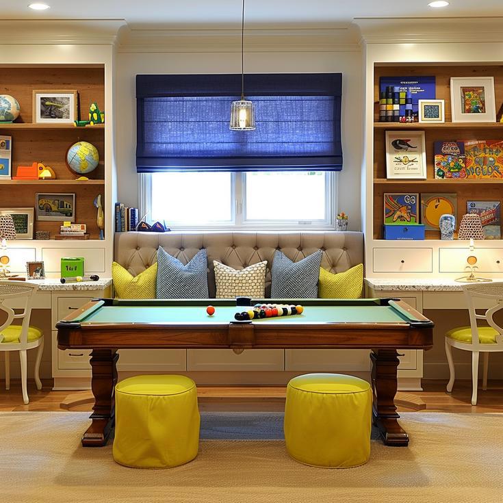 Classic Contemporary Kids Study Space