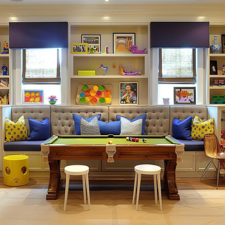 Classic Contemporary Kids Study Space
