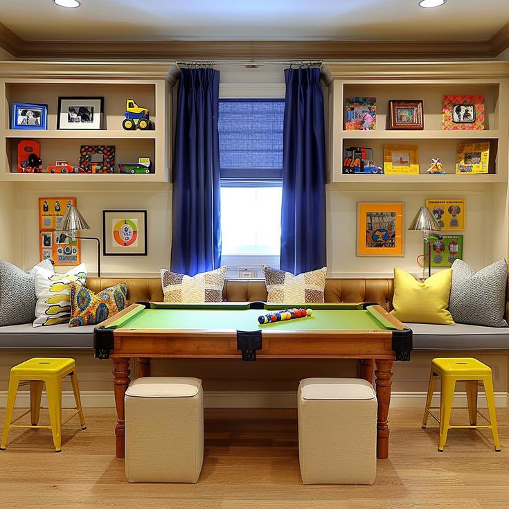 Classic Contemporary Kids Study Space
