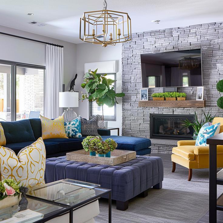 Colorful Great Room