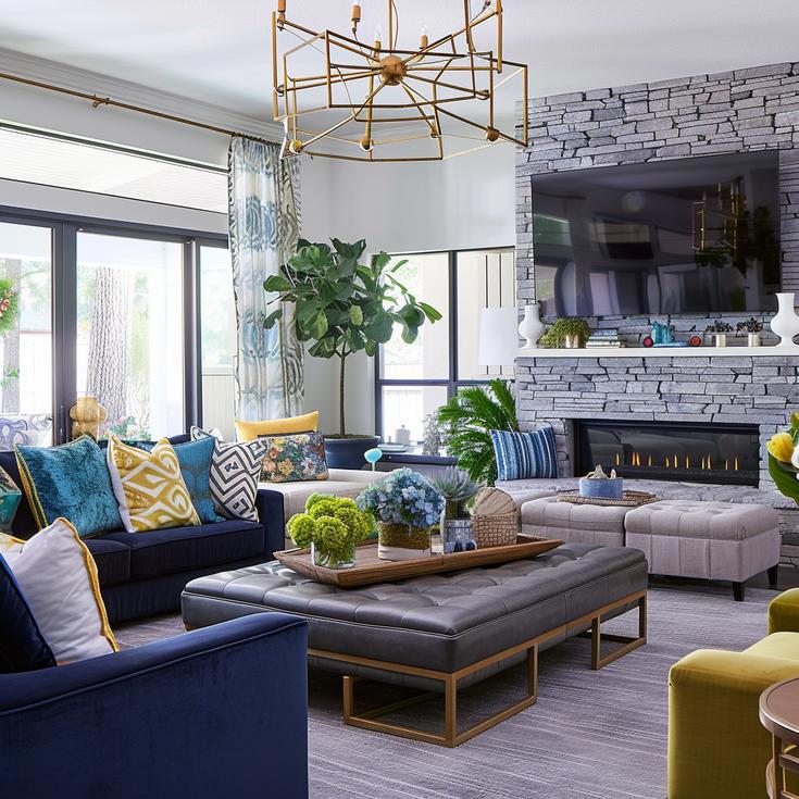 Colorful Great Room