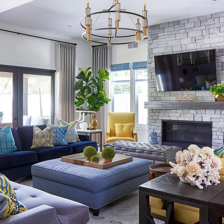 Colorful Great Room