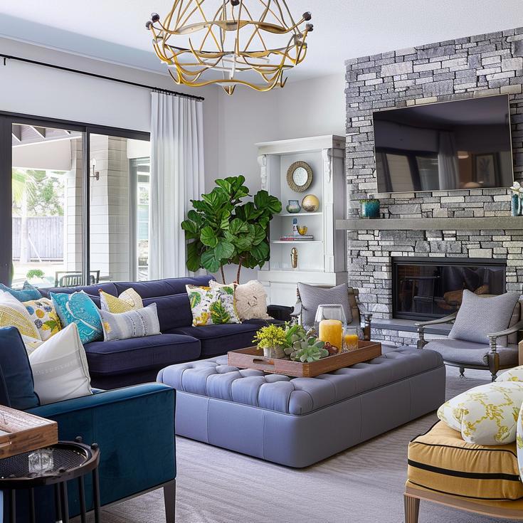 Colorful Great Room