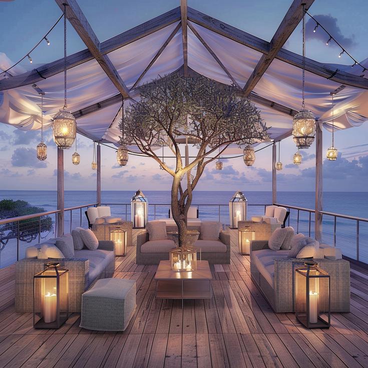 Cozy Outdoor Living Room