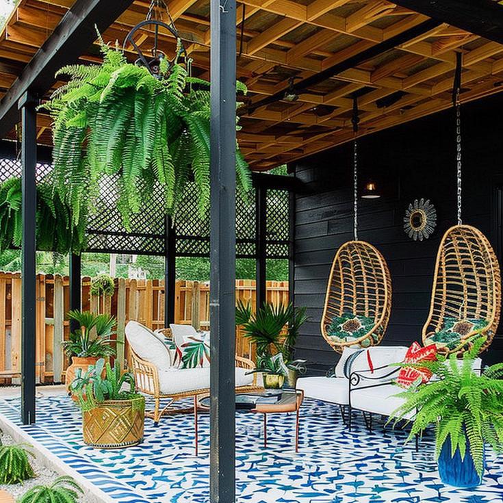 Eclectic Patio