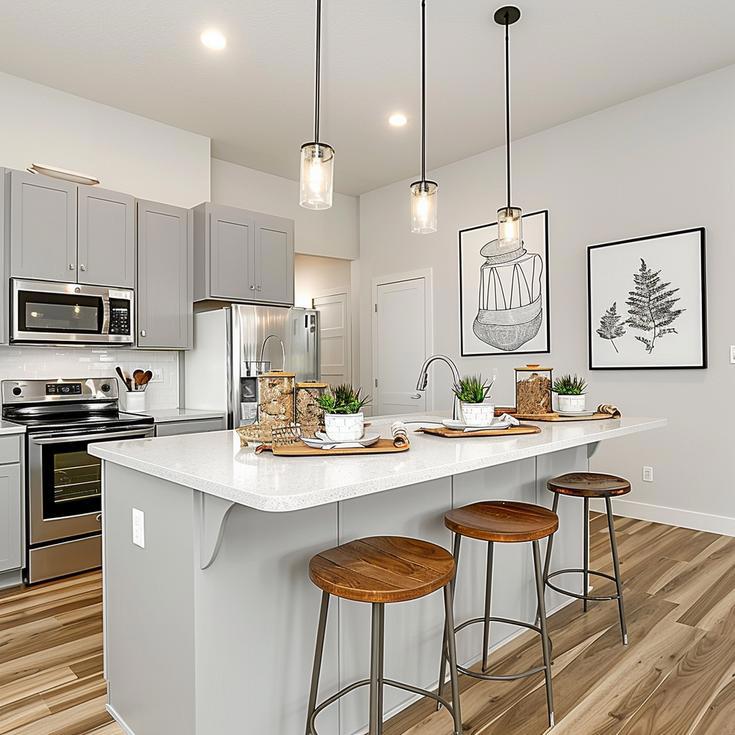 Grove City New Build Home Staging