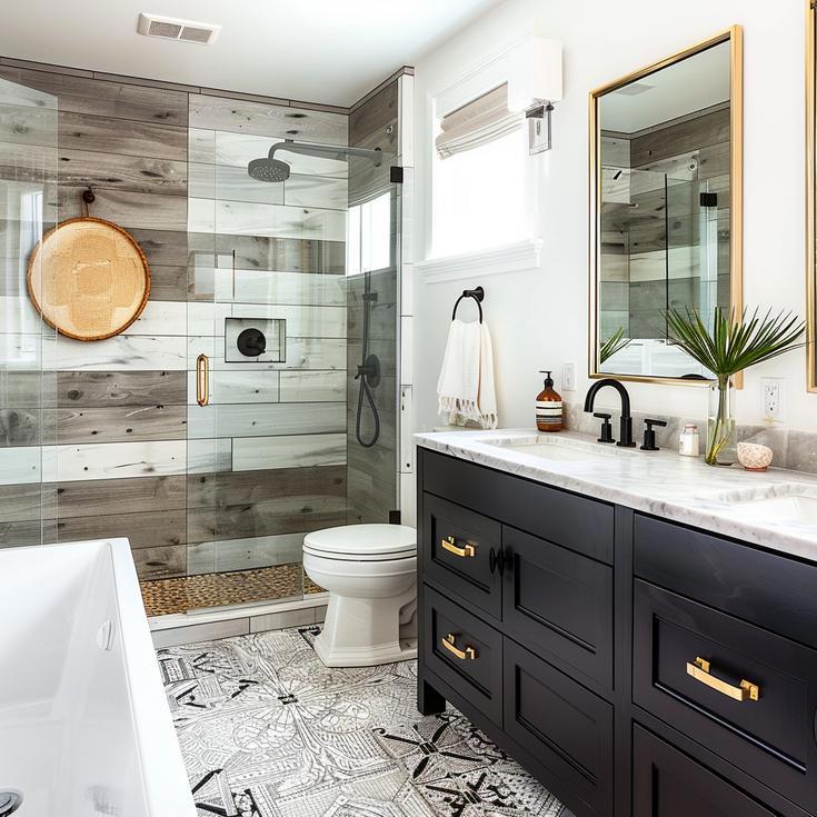 Luxury Farmhouse Bathroom
