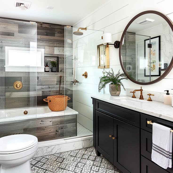 Luxury Farmhouse Bathroom