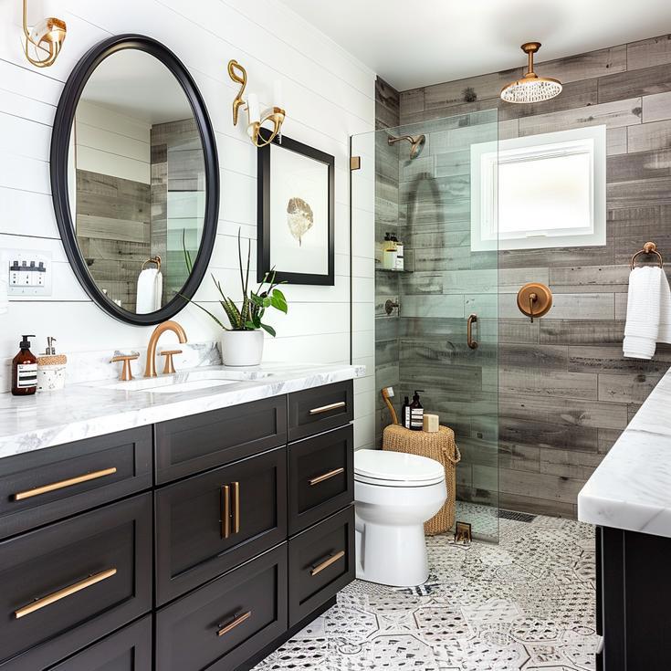 Luxury Farmhouse Bathroom