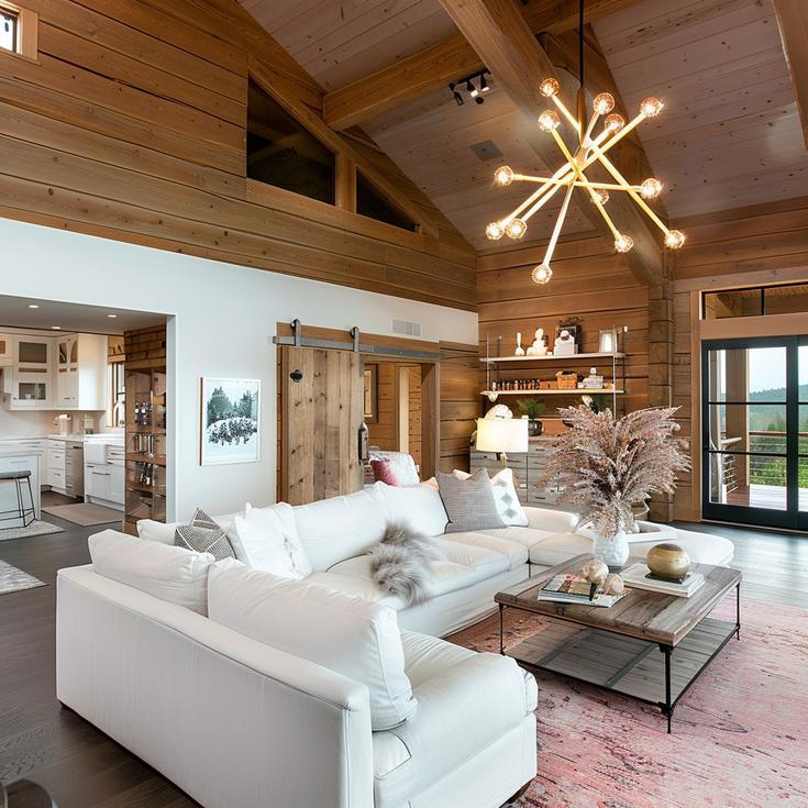 Missouri Hybrid Log & Timber Home - Stone County Residence