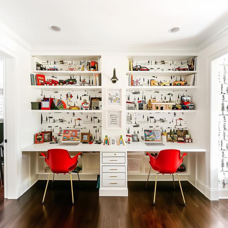 Modern Tree House Boy's Room in NY
