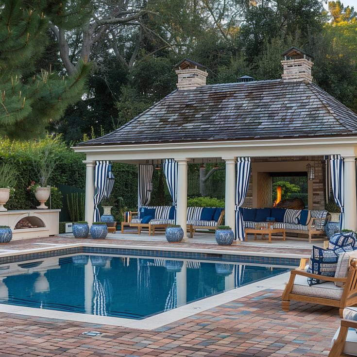 Outdoor Pool Cabana