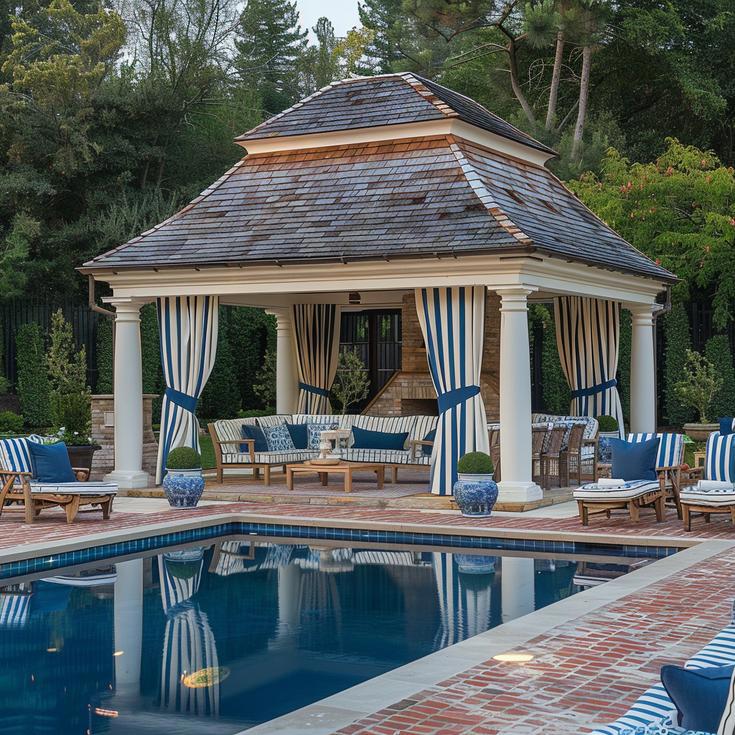 Outdoor Pool Cabana