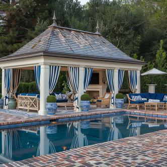 Outdoor Pool Cabana | Vouzzy