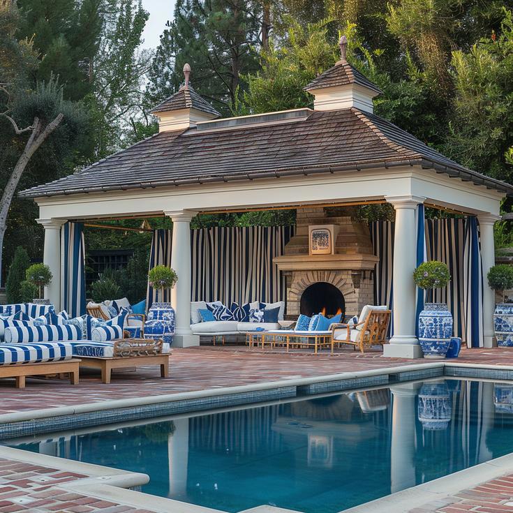 Outdoor Pool Cabana
