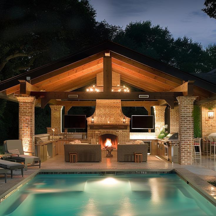 Pool house