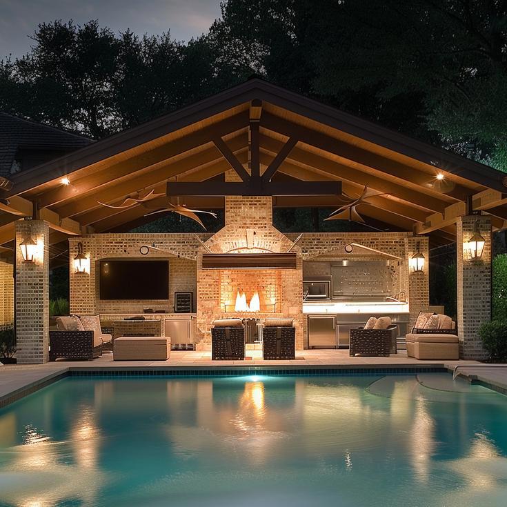 Pool house