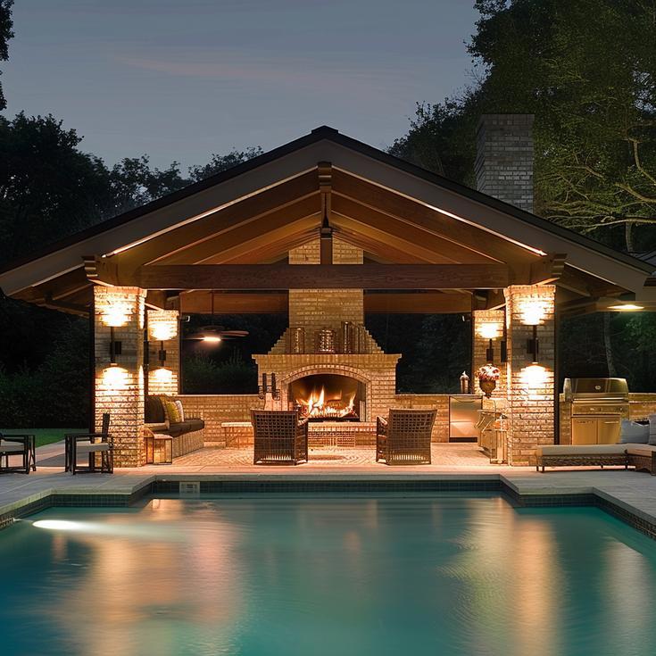 Pool house