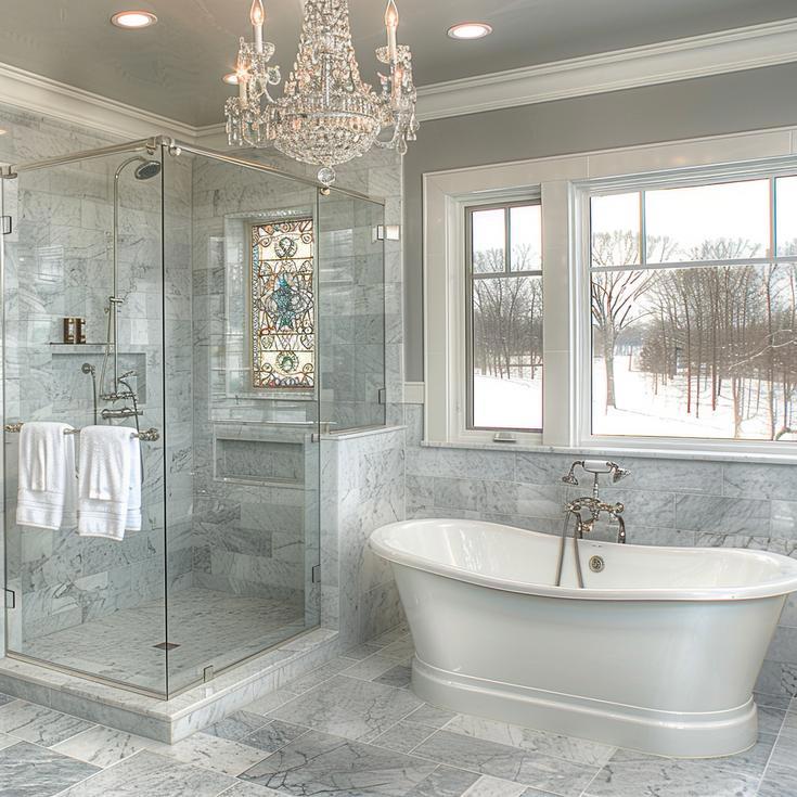 Powell Ohio Master Bath