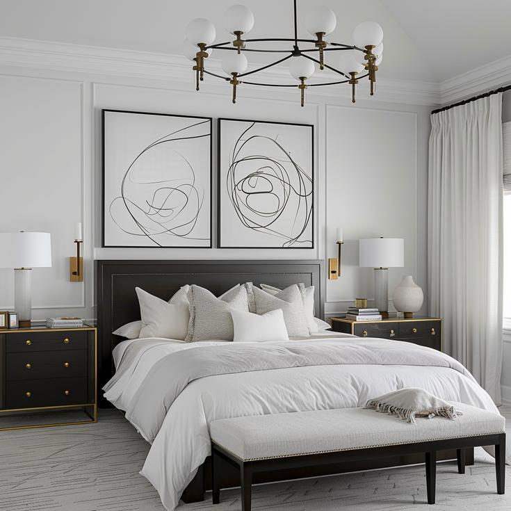 Soothing Master Bedroom