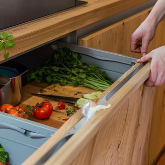 Sustainable Kitchen with a Pop of Colour | Vouzzy