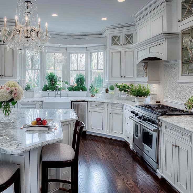 Well-dressed Traditional Kitchen