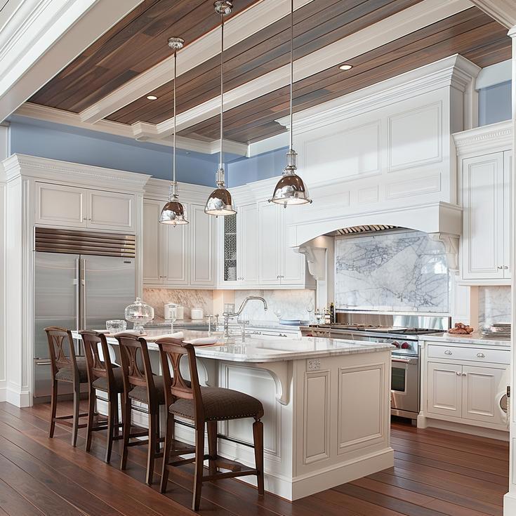 White Marble Kitchen