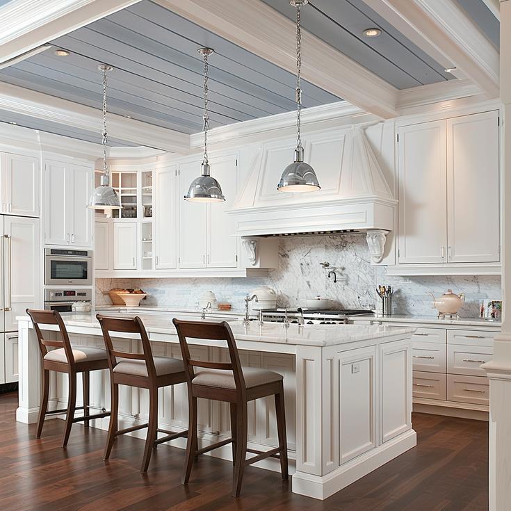 White Marble Kitchen