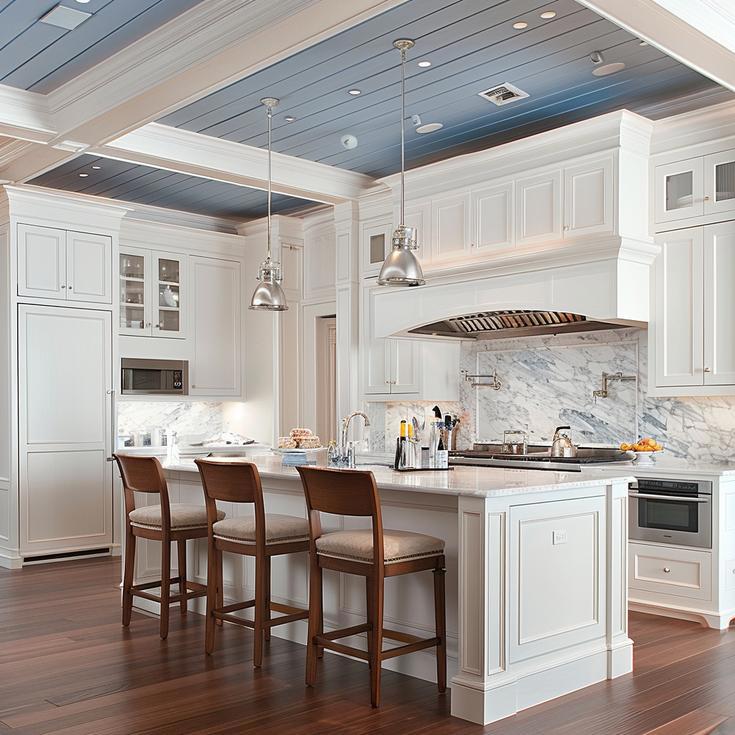 White Marble Kitchen